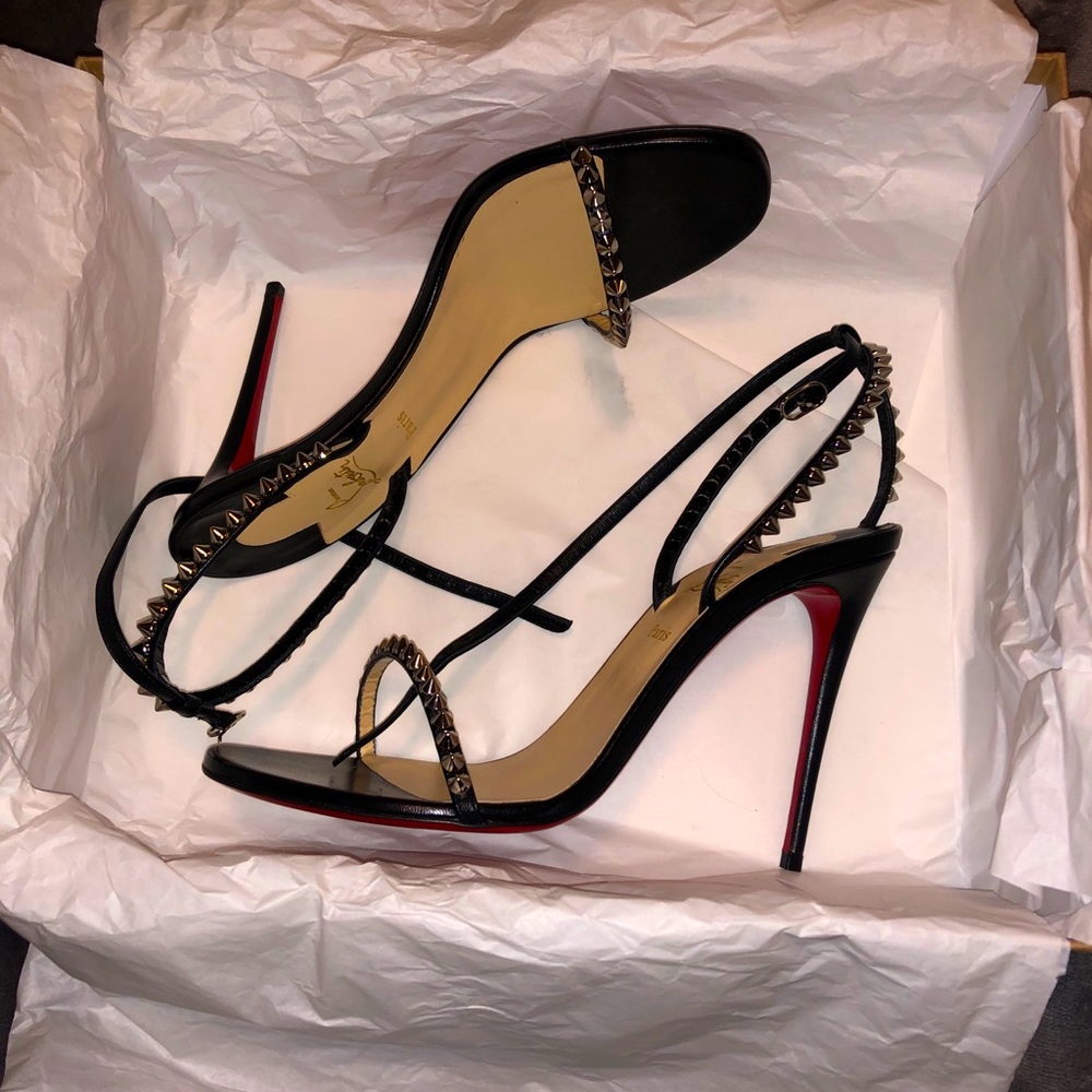 COPY - Christian Louboutins So Me Spike Sandal Sz. 39